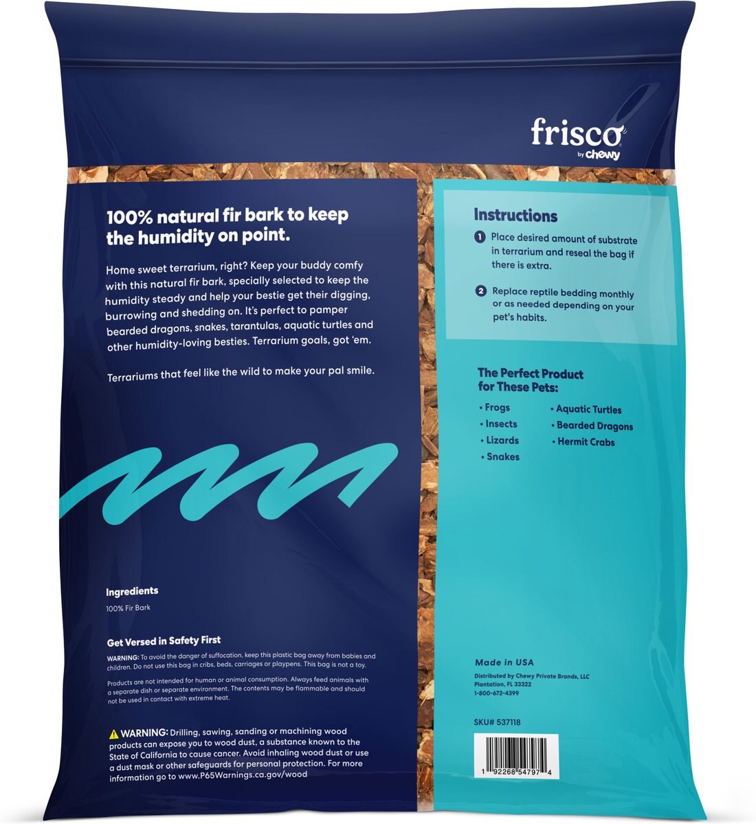 Frisco Fir Bark Reptile Bedding