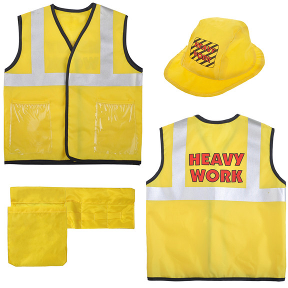 TOPTIE Kids Construction Worker Costume  Includes ...