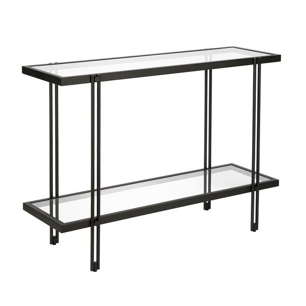 Console Table In Black Henn amp hart