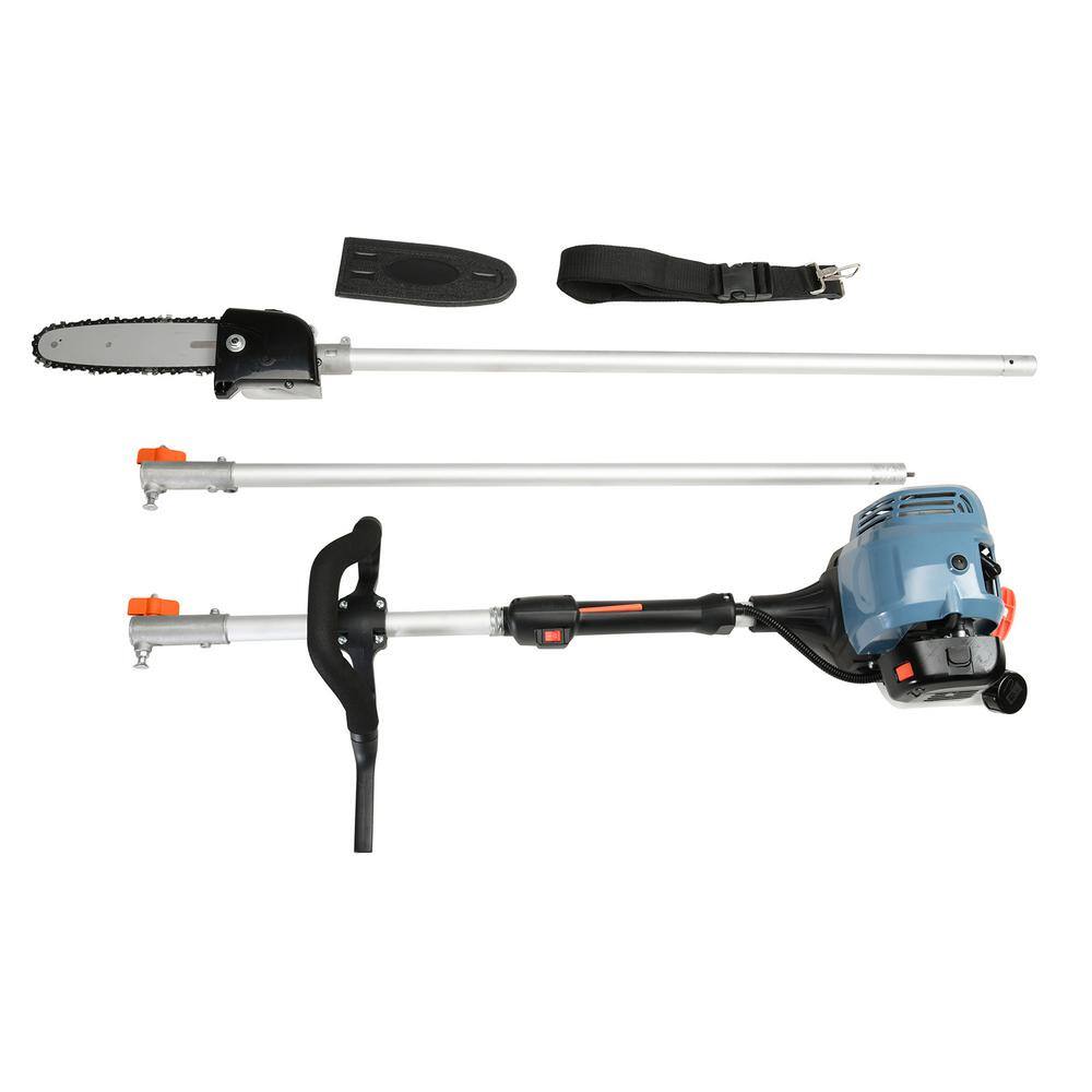 Senix 26.5 cc Gas 4 Cycle Attachment Capable Pole Saw with a Reach of up to 15 ft. CSP4QL-L