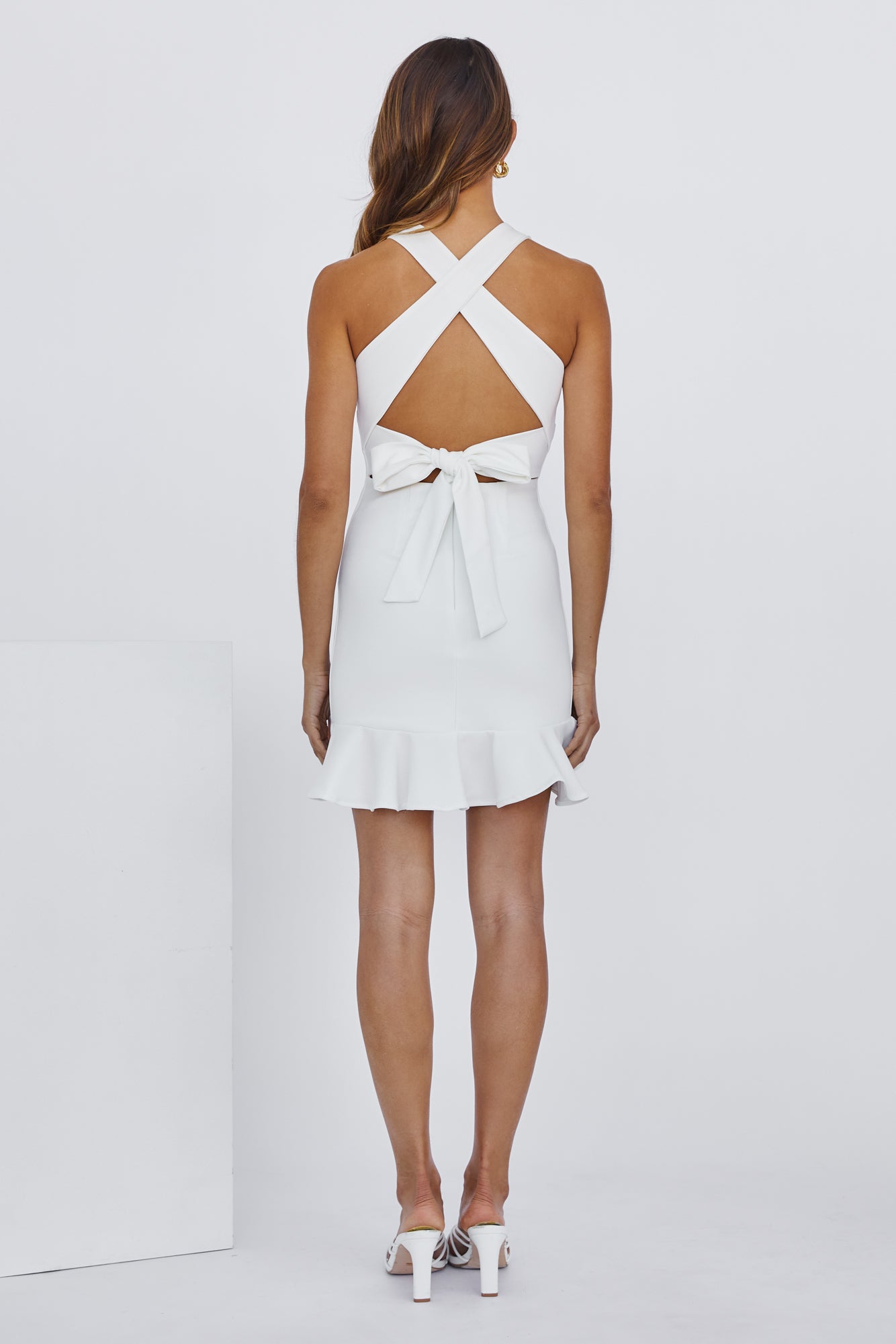 Looking For Me Dress White