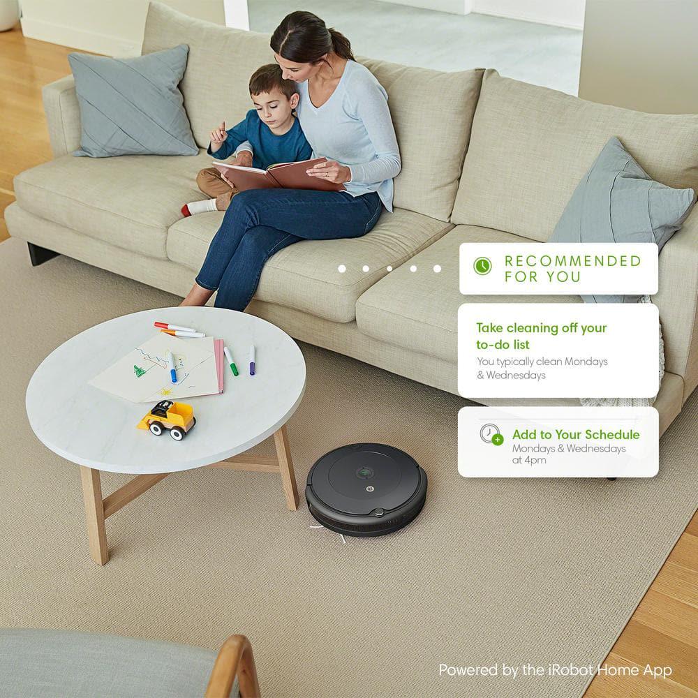 iRobot Roomba 694 Robot Vacuum with Self Charging Works with Alexa Good for Pet Hair Carpets Hard Floors