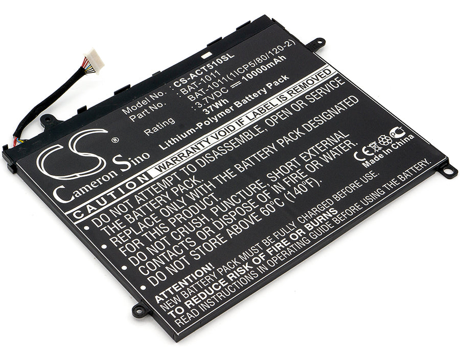 Acer Iconia A511 Iconia Tab A510 Iconia TAB A5101 Replacement Battery BatteryClerkcom Tablet