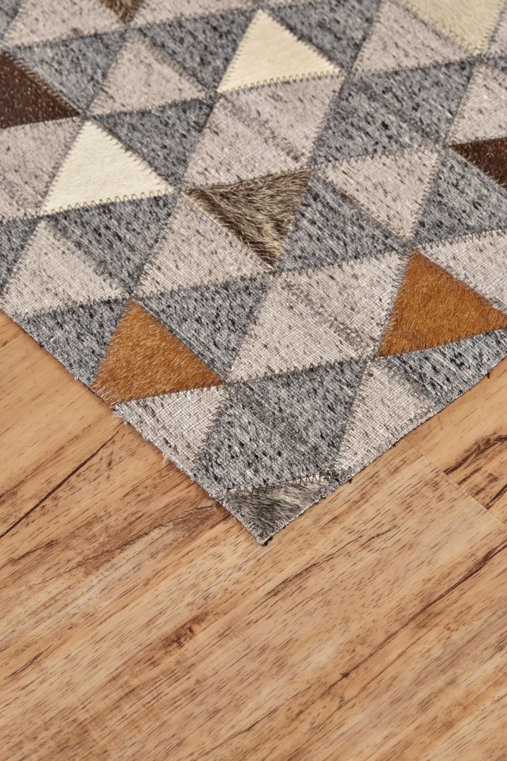 Canady Hand Woven Gray and Rust Rug by BD Fine