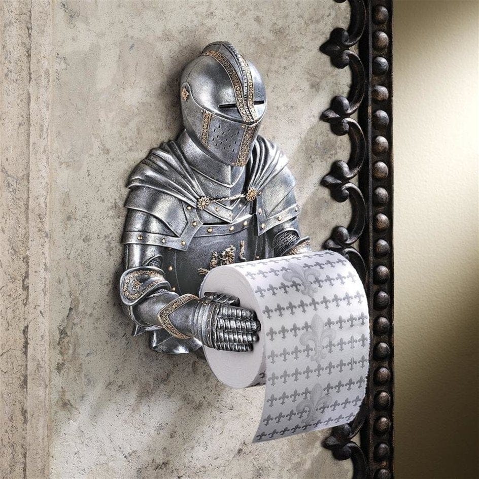 A Knight to Remember Gothic Bath Tissue Holder