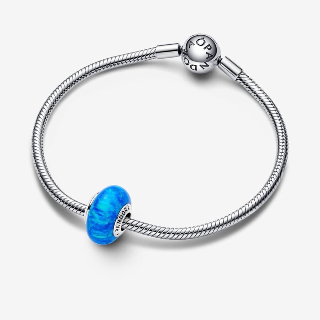 PANDORA  Opalescent Ocean Deep Blue Charm in Blue