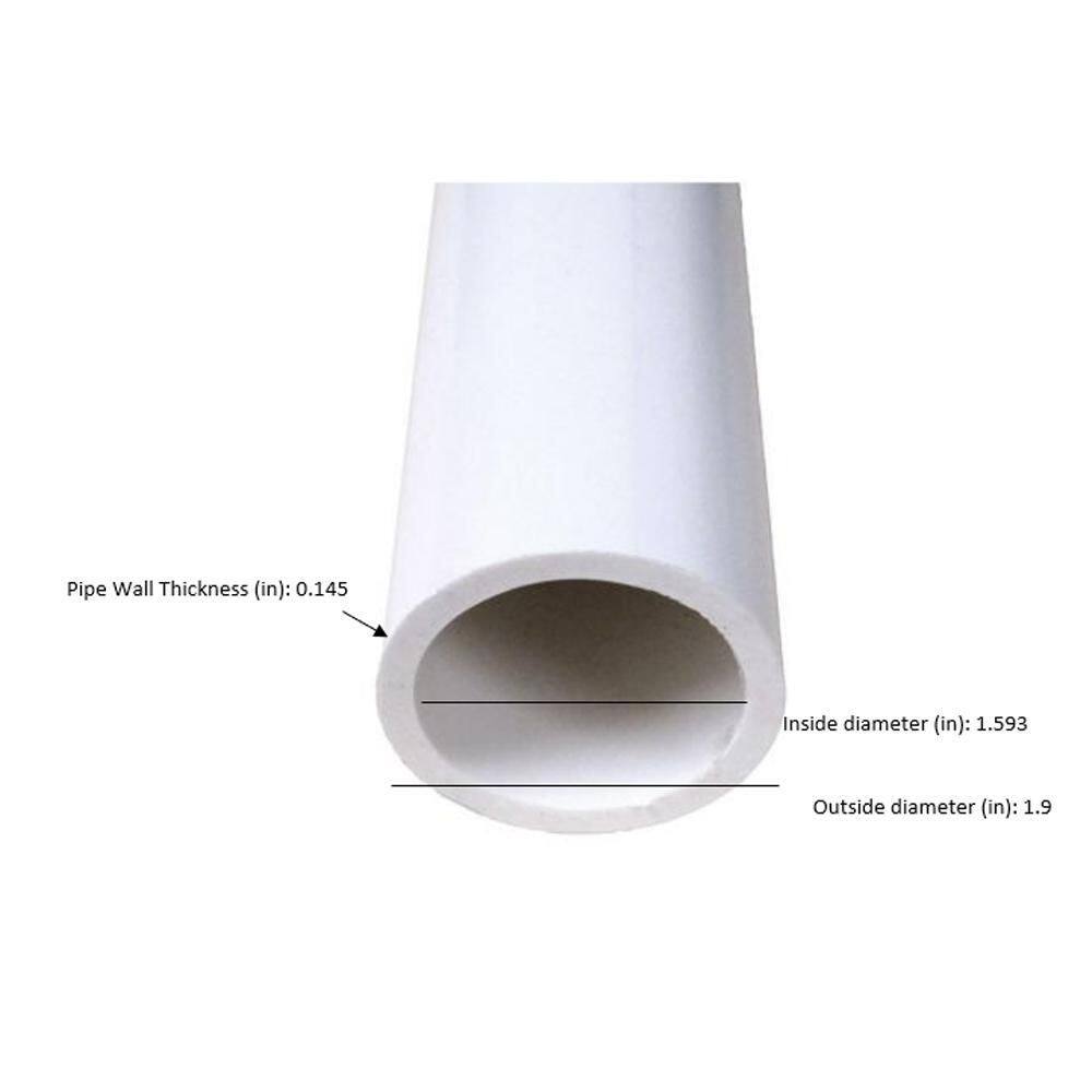 VPC 1-12 in. x 24 in. PVC Sch. 40 DWV Pipe 022015