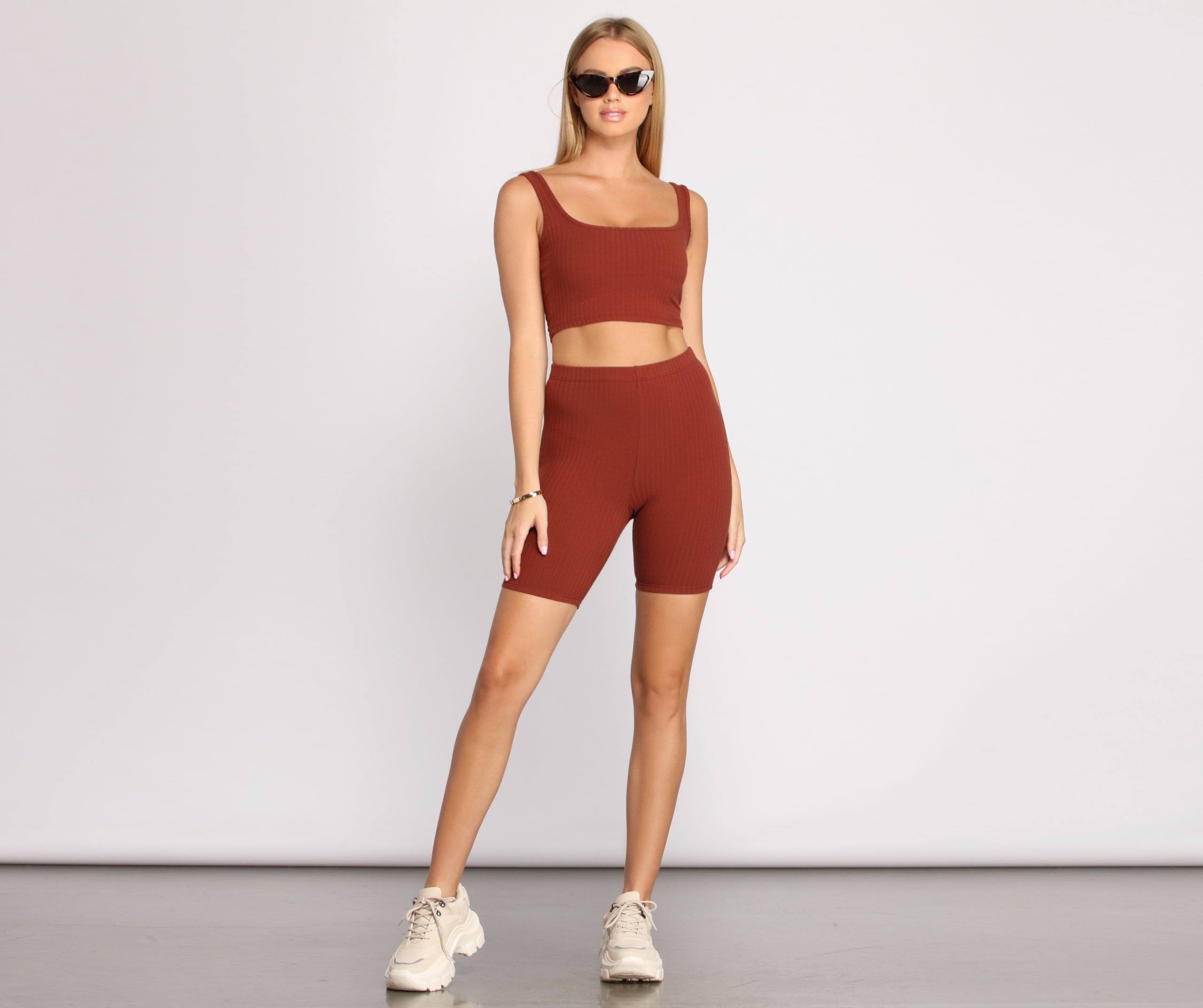 That Basic Life Ribbed Crop Top