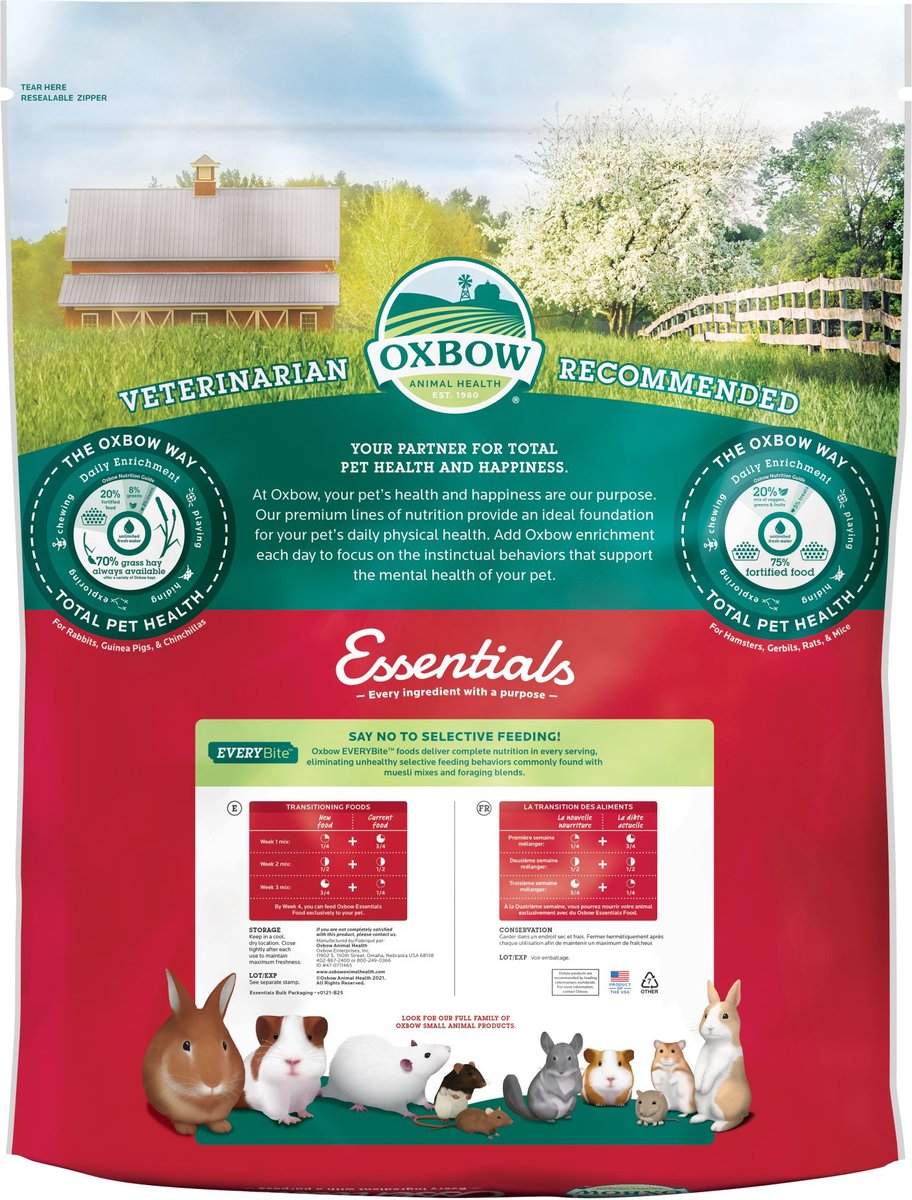 Oxbow Essentials Healthy Handfuls Gerbil and Hamster Food