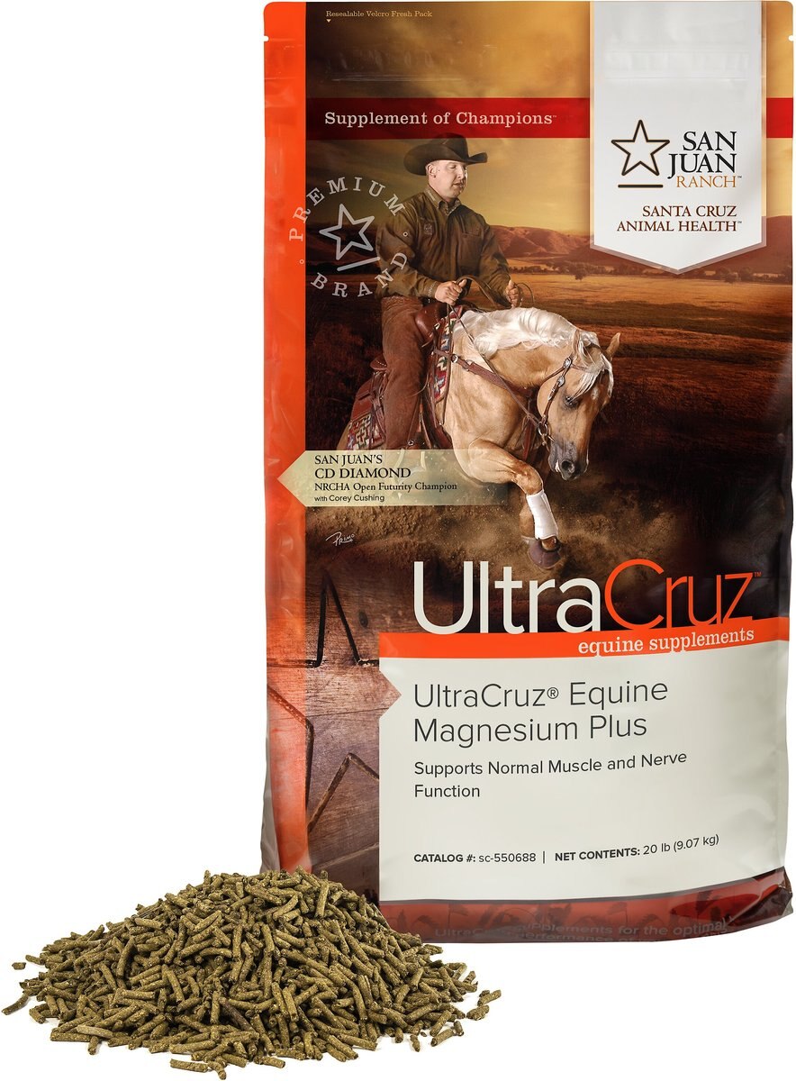 UltraCruz Equine Magnesium Plus Pellet Horse Supplement