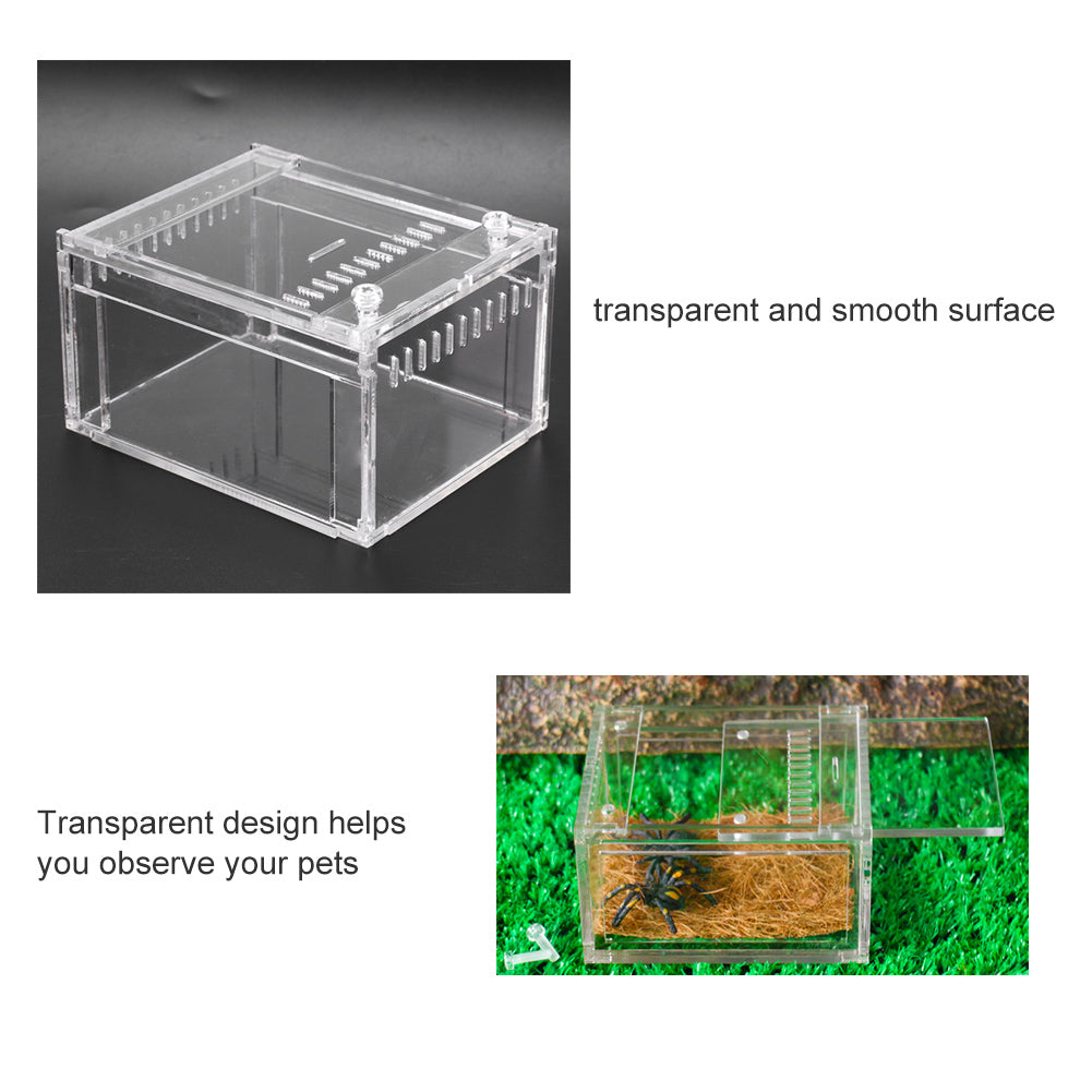 ，    Anti-Escape Design Breeding Box Reptiles Terrarium， Snakes For Turtles