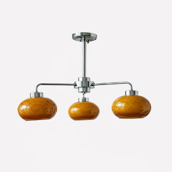 Oval Persimmon Chandelier