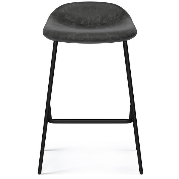 WyndenHall Kempton Contemporary Counter Height Stool (Set of 2) - 17.9