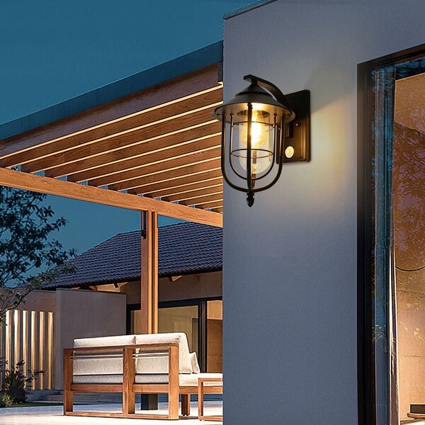 Outdoor Motion Sensor Exterior Wall Lantern Sconce Light Shopping - The Best Deals on Outdoor Wall Lanterns | 41643380