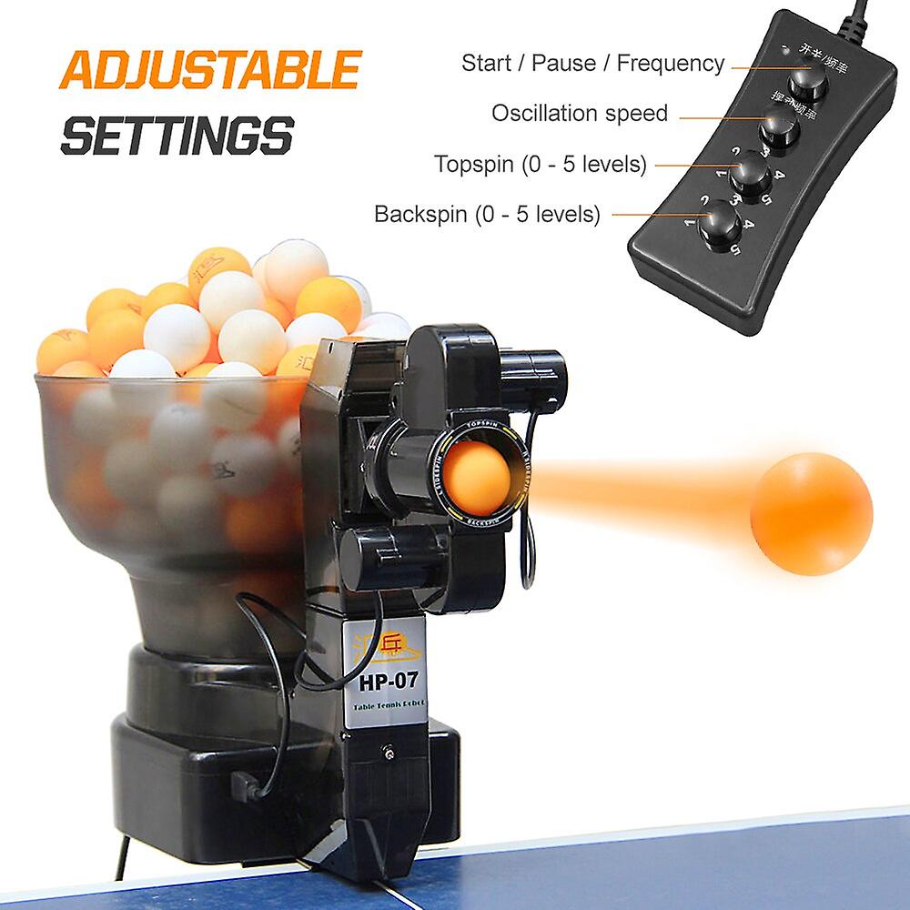 Table Tennis Robot Ping Pong Ball Machine 40mm Regulation Ping Pong Balls Automatic Table Tennis Training Machine For Training