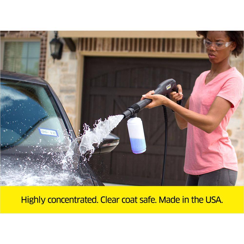 Karcher 1 qt. Car Wash  Wax Pressure Washer Cleaning Detergent Soap Concentrate 9.558-147.0