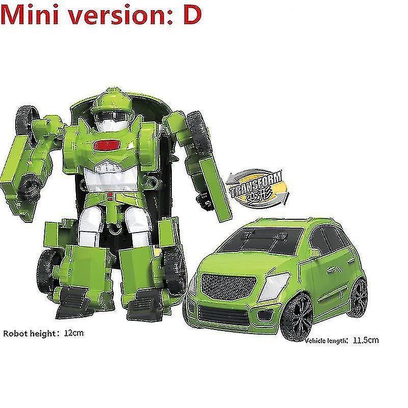 Deformation Robot Toy Animation Cartoon Brother Deformation Car Action Doll Cart Children's Gift d