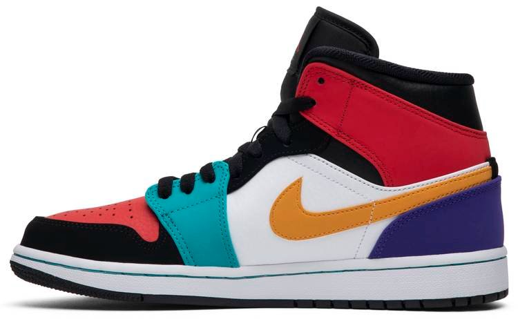 Air Jordan 1 Mid 'Multi-Color' 554724-125