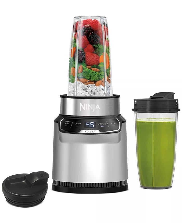 Ninja Nutri-Blender Pro 1100-Peak-Watt with Auto-iQandreg， BN401