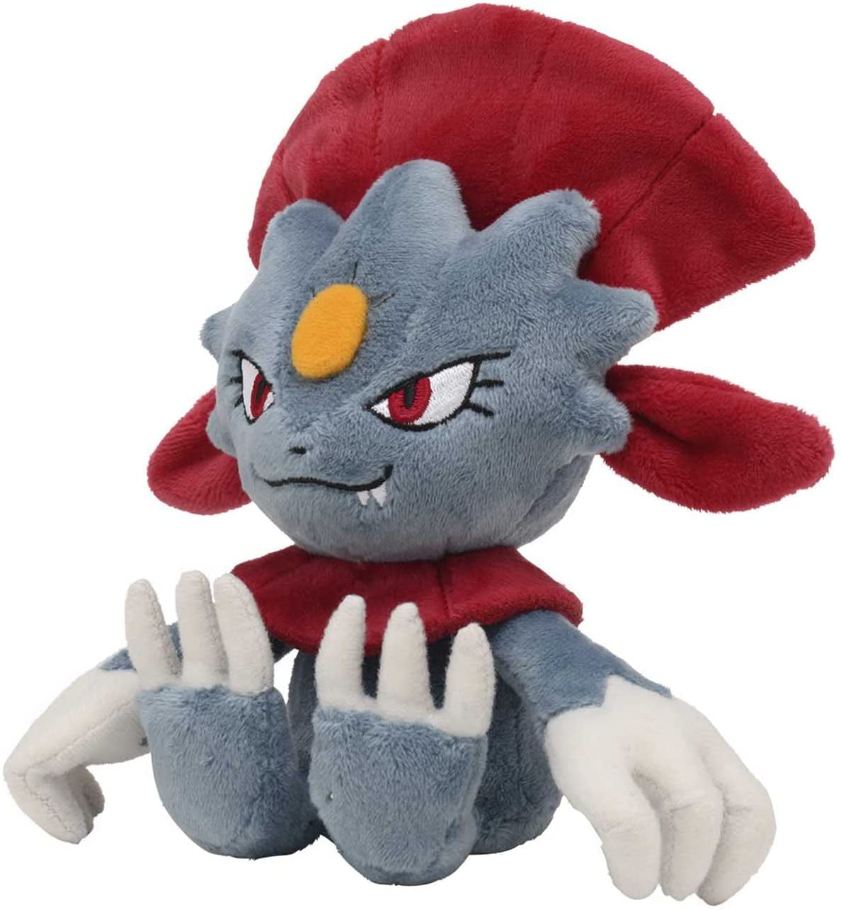 Pokemon Center: Weavile Sitting Cuties Plush， 6 Inch