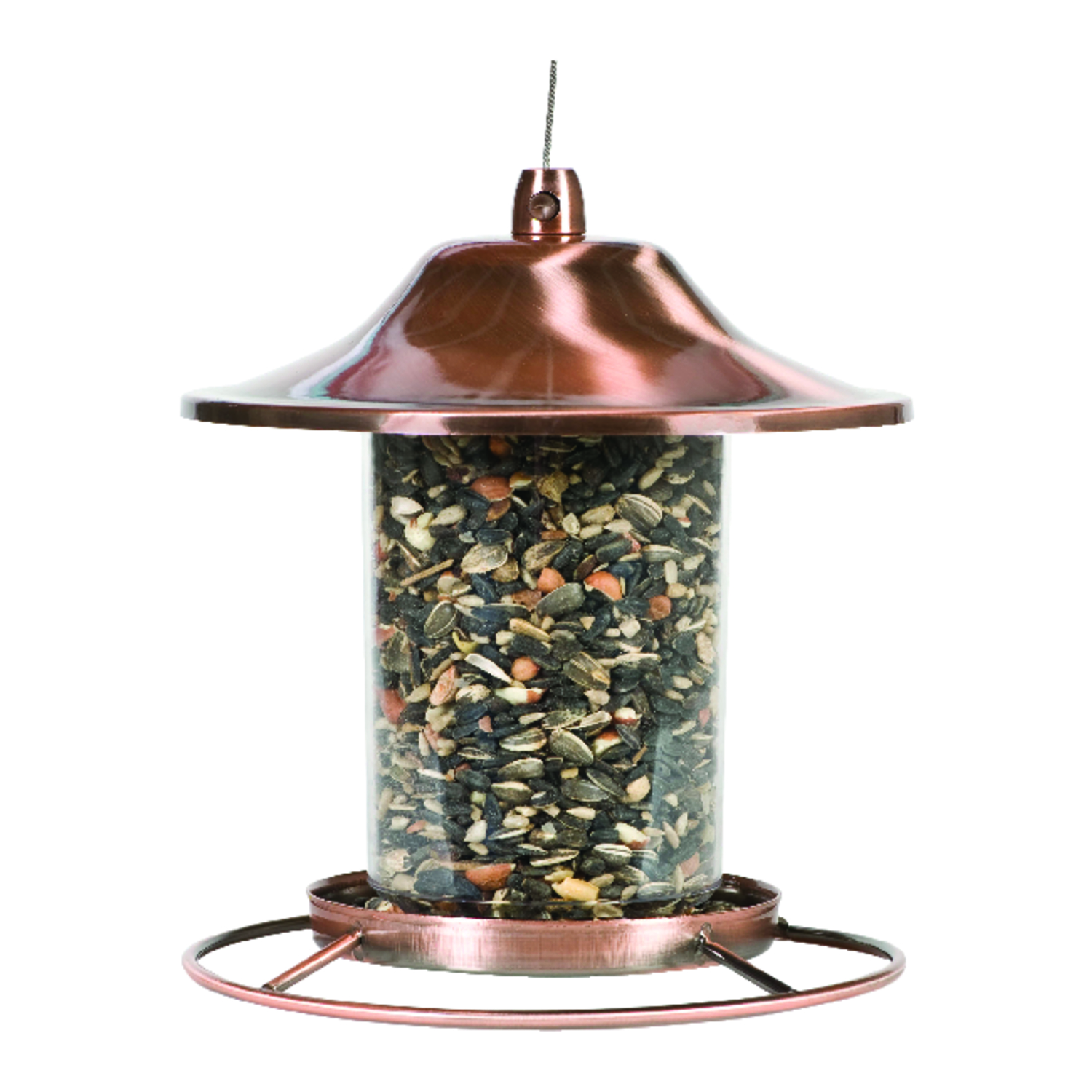 Perky-Pet Wild Bird 2 lb Metal/Plastic Panorama Bird Feeder 1 ports