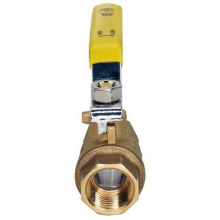 Apollo 12 in. Brass FNPT x FNPT Full-Port Ball Valve 94A10301