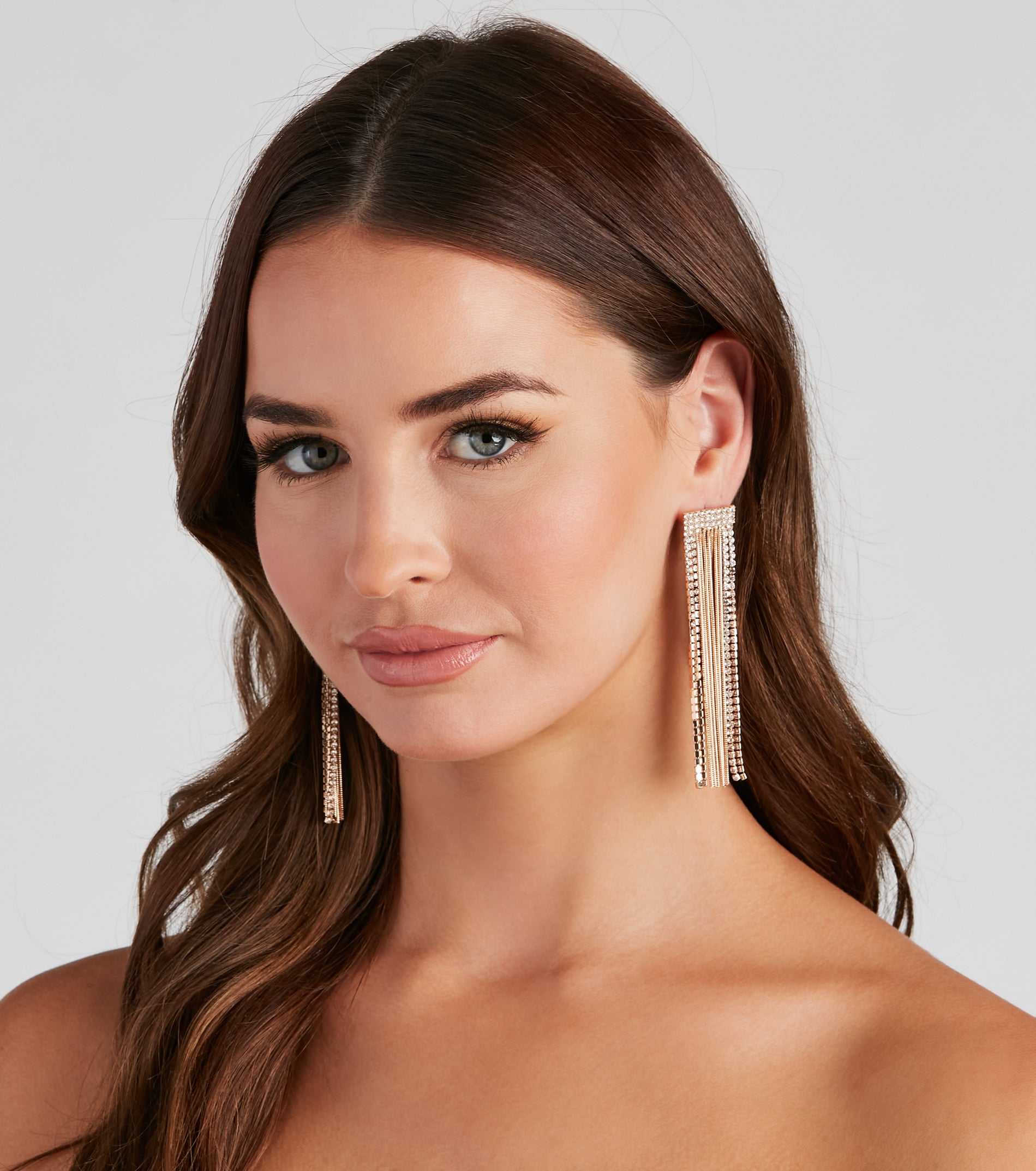 So Divine Fringe Statement Earrings