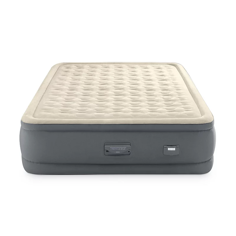 Intex Premaire Ii Fiber-tech Elevated Air Mattress With Built In Pump， Queen