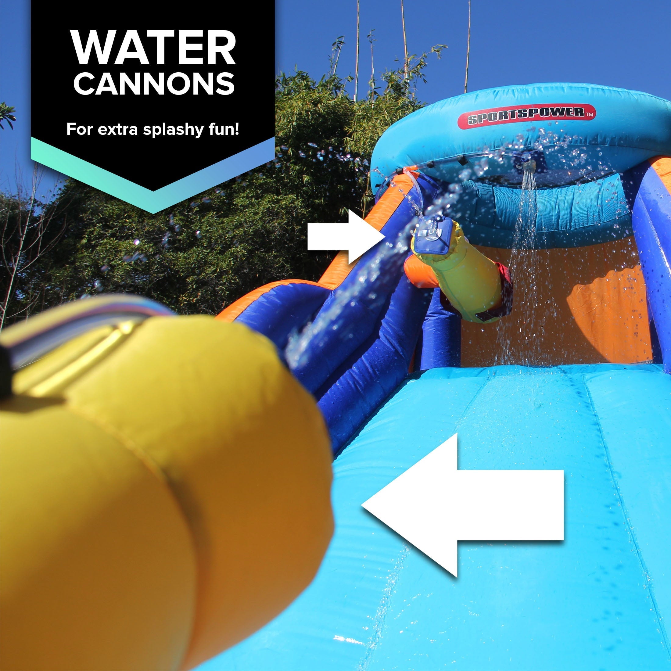 Sportspower Battle Ridge 13.8' Inflatable Water Slide