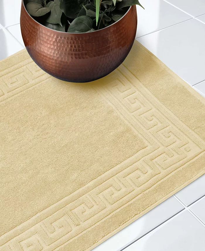 Superior Cotton Greek Key Infinity Border Bath Mat Set of 2