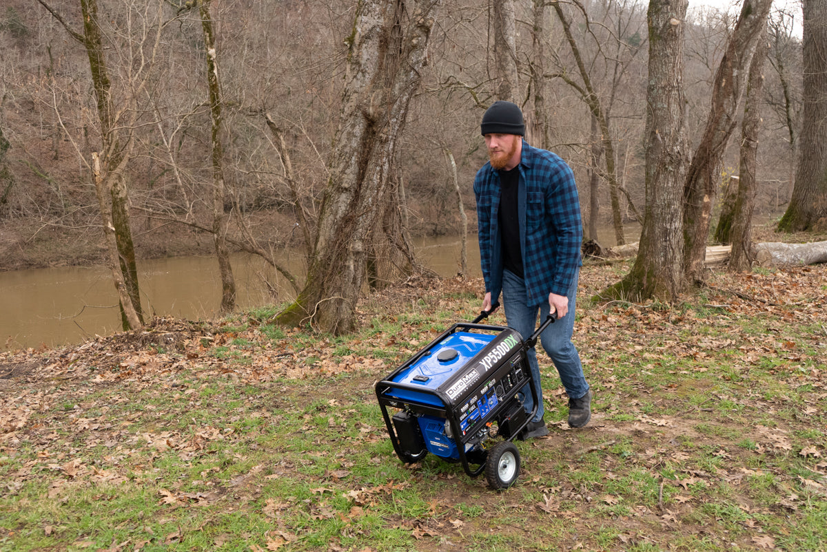 5,500 Watt Dual Fuel Portable Generator w/ CO Alert