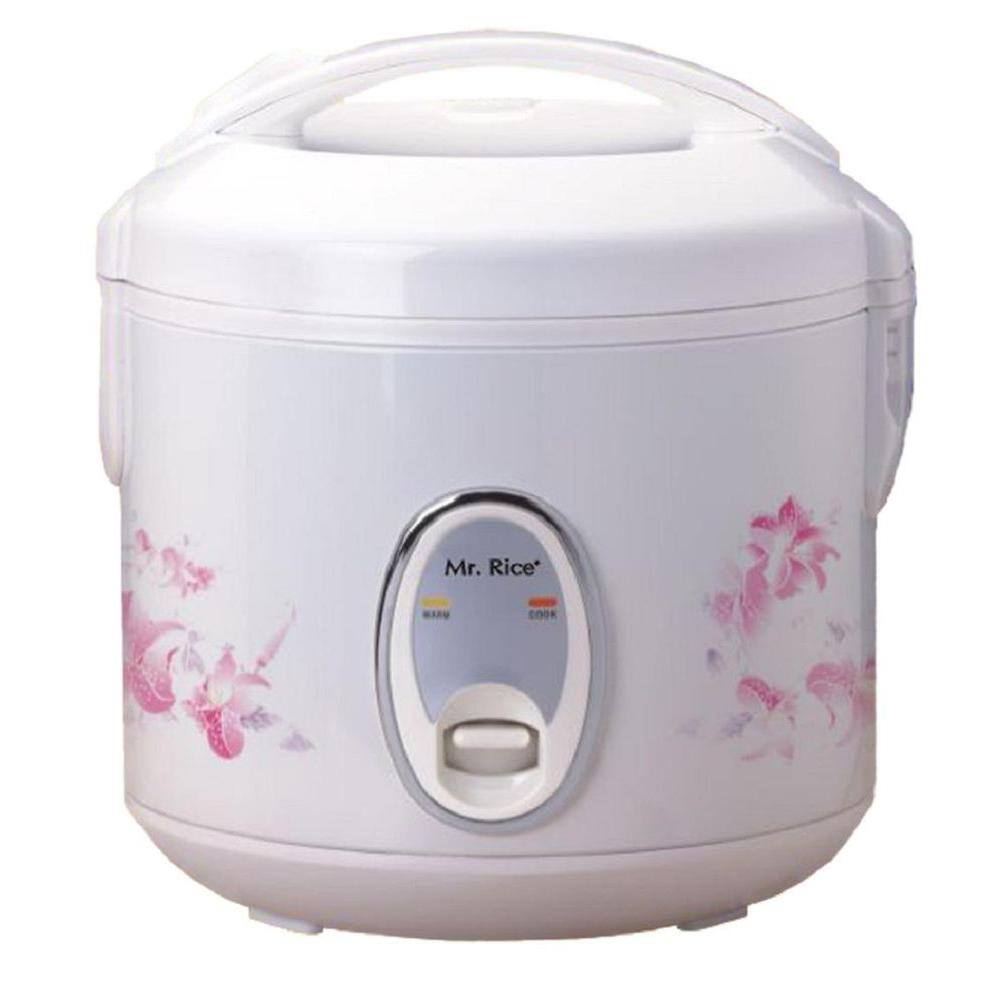 SPT 4-Cup White Rice Cooker with Air-Tight Lid and Non-stick Inner Pot SC-0800P