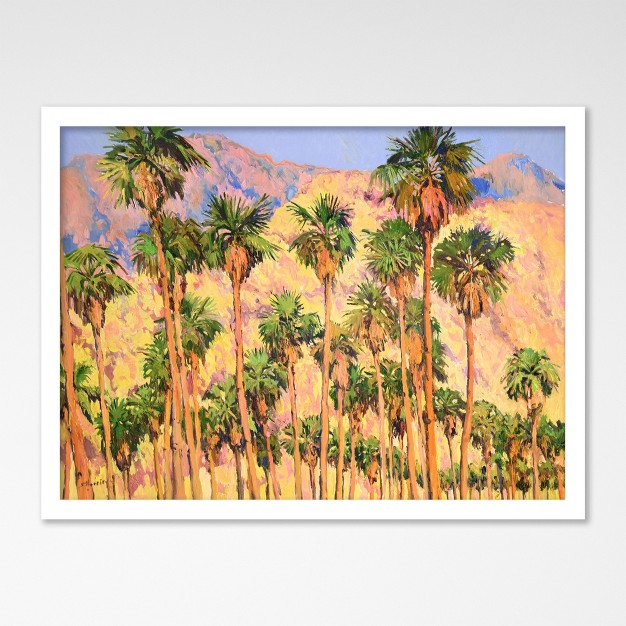 Americanflat Botanical Wall Art Room Decor Palm Trees Of The Palm Springs Desert By Suren Nersisyan