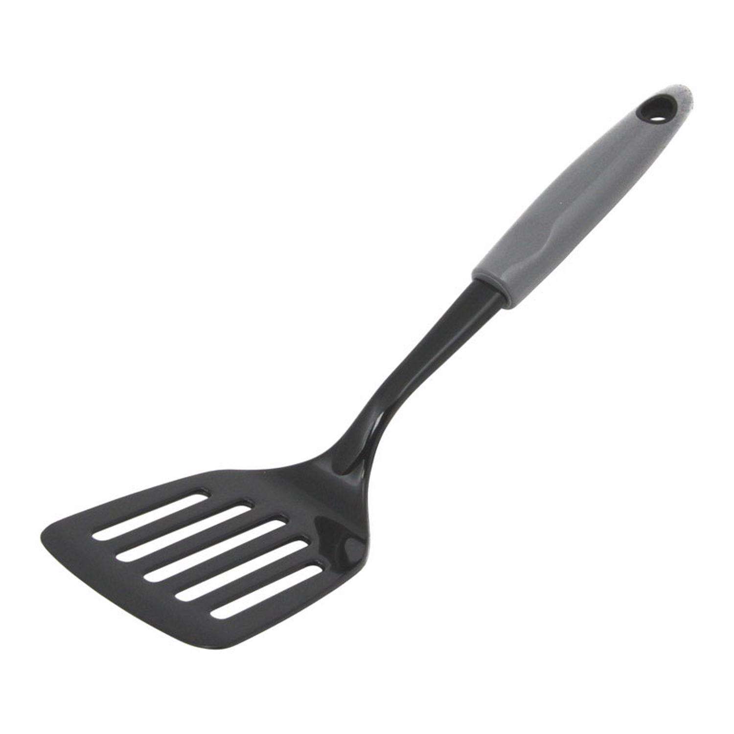 Chef Craft Black/Gray Nylon Slotted Turner