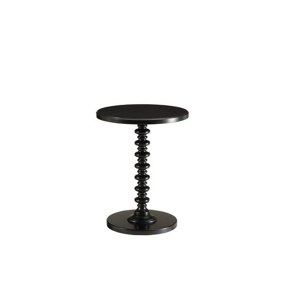 Acton Wooden Round Top and Base Side Table