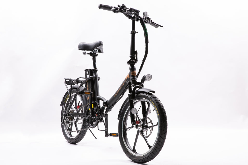 Green Bike Electric New City Premium Folding Step Thru 48V Ebike