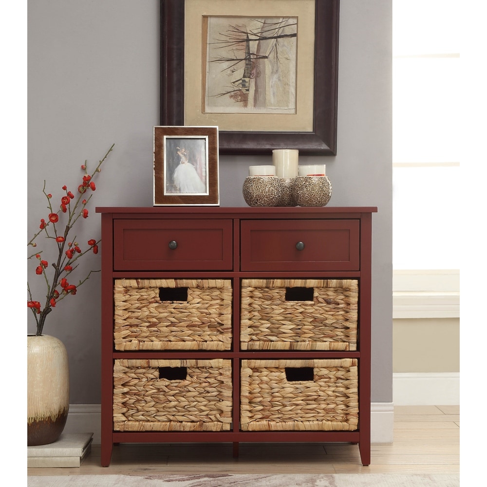 Acme Furniture Flavius 6 drawer Console Table