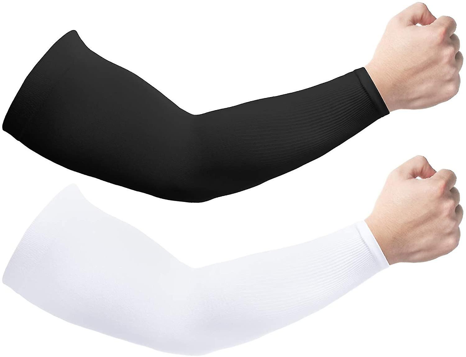 2 Ps Sun Uv Ing Arm Sleeves For Men And Women， Upf 50 Arm Cover