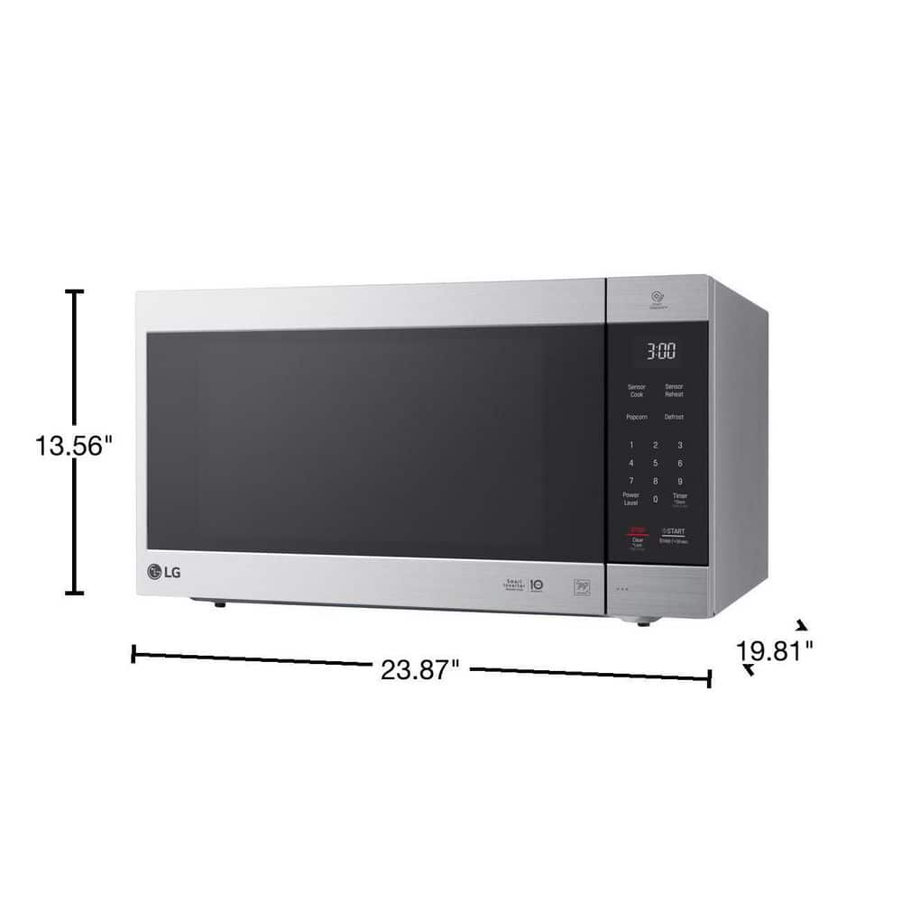 LG NeoChef 24 in Width 20 cuft Stainless Steel 1200Watt Countertop Microwave