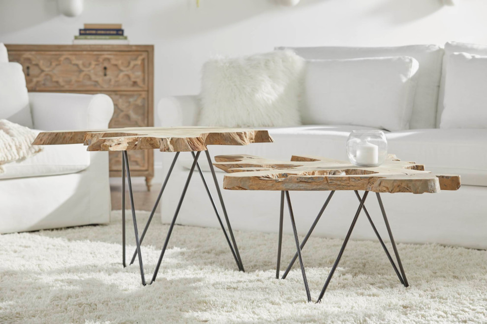 Drift Nesting Coffee Table   Rustic   Coffee Tables   by HedgeApple  Houzz