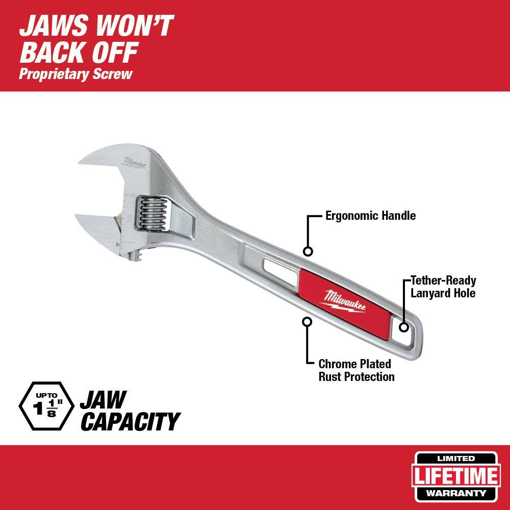 MW 8 in. Adjustable Wrench 48-22-7408