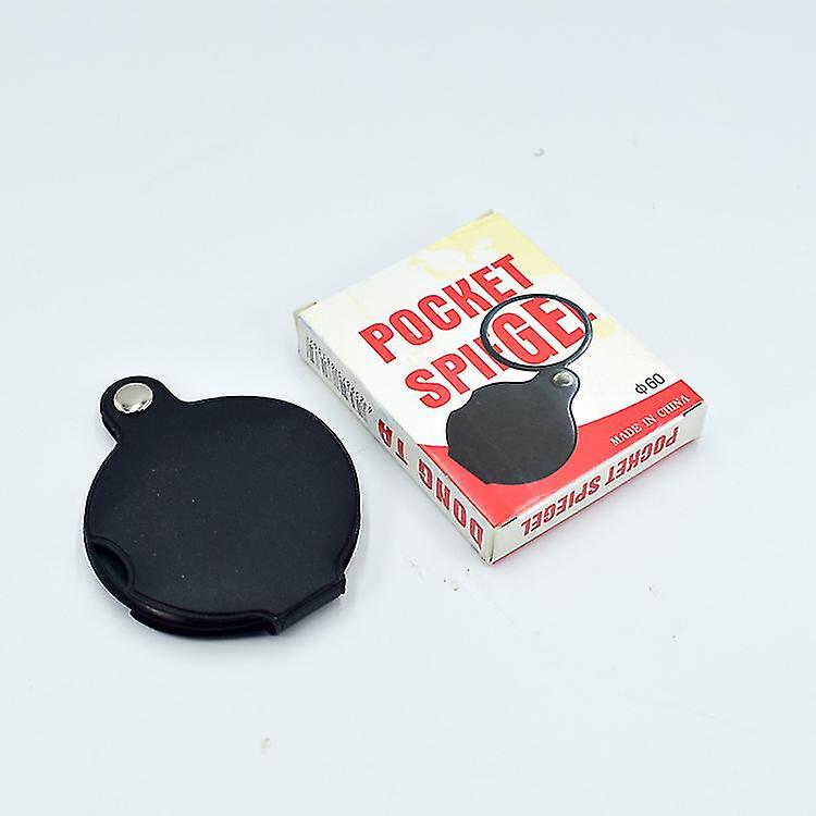 Mini Pocket Magnifying Glass 10x Foldable Handheld Jewelry Magnifying Glass With Metal Protection