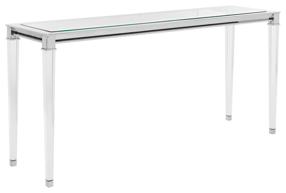 Safavieh Couture Charleston Acrylic Console Table   Contemporary   Console Tables   by Safavieh  Houzz