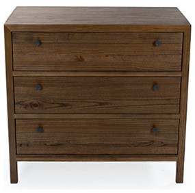 Aldus 36 quot3 Drawer Elm Chest   Transitional   Accent Chests And Cabinets   by Maria Yee Inc  Houzz