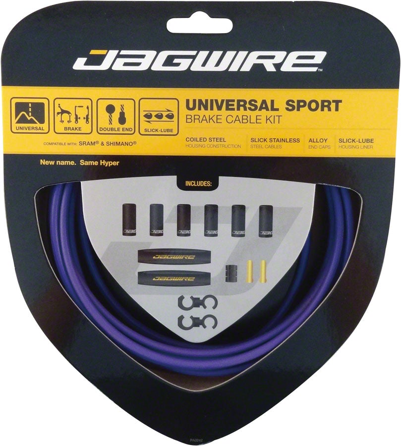 Jagwire Universal Sport Brake Cable Kit - Purple