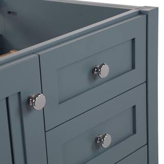 Home Decorators Collection Lanceton 48 in. W x 22 in. D x 34 in. H Bath Vanity Cabinet Only in Sage LT48-SE