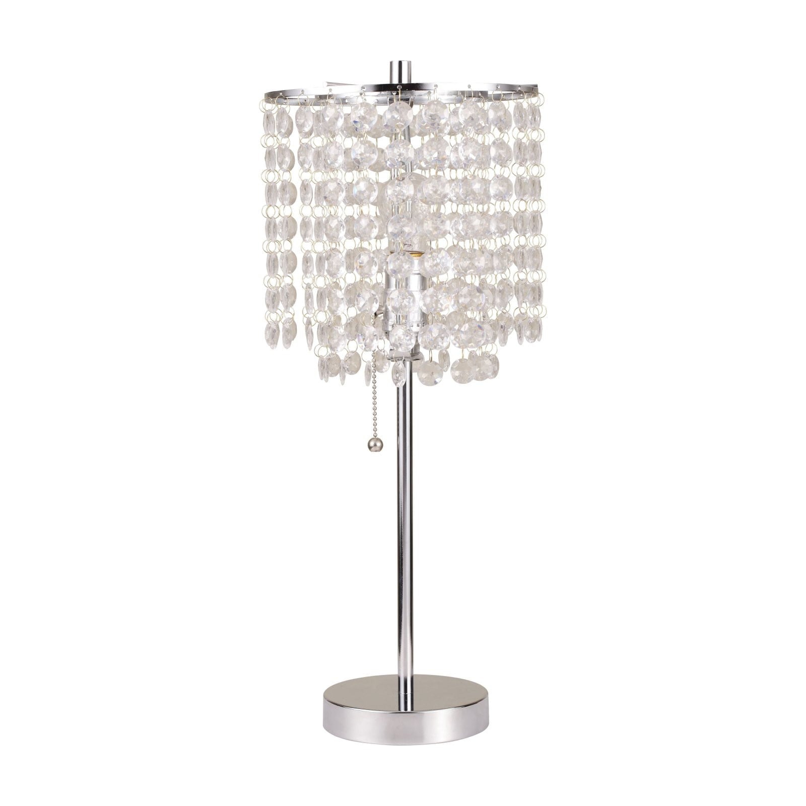 Crown Mark 19in Chrome Table Lamp