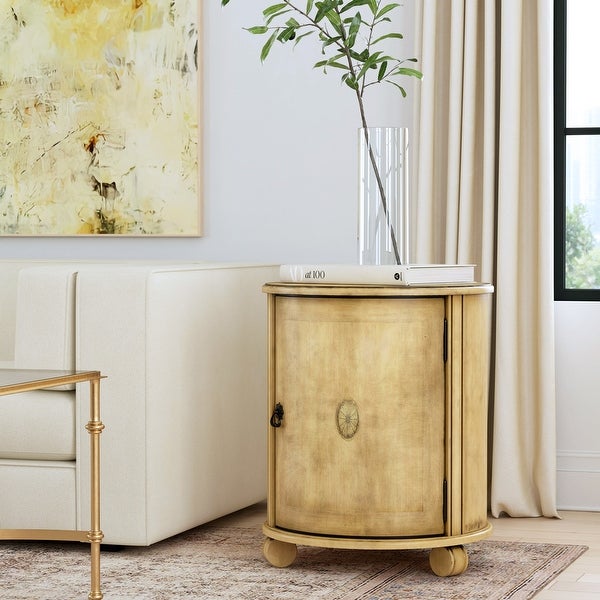 Lawrie Drum End Table