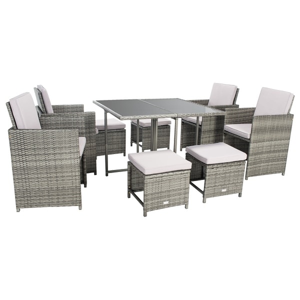 SAFAVIEH Outdoor Living Enerson 5Piece Patio Dining Set.