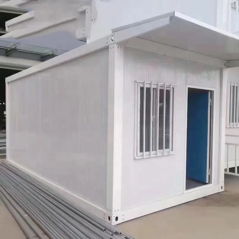 Foldable Prefab Container Homes/folding prefabricated house 20ft office folding container house